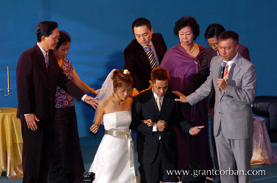 Pastor Kevin Loo wedding to esther ku in City Harvest Church Subang