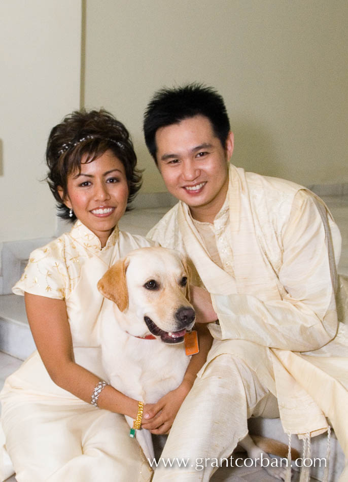 Douglas Lim actor comedian and stand up comic wedding day photos