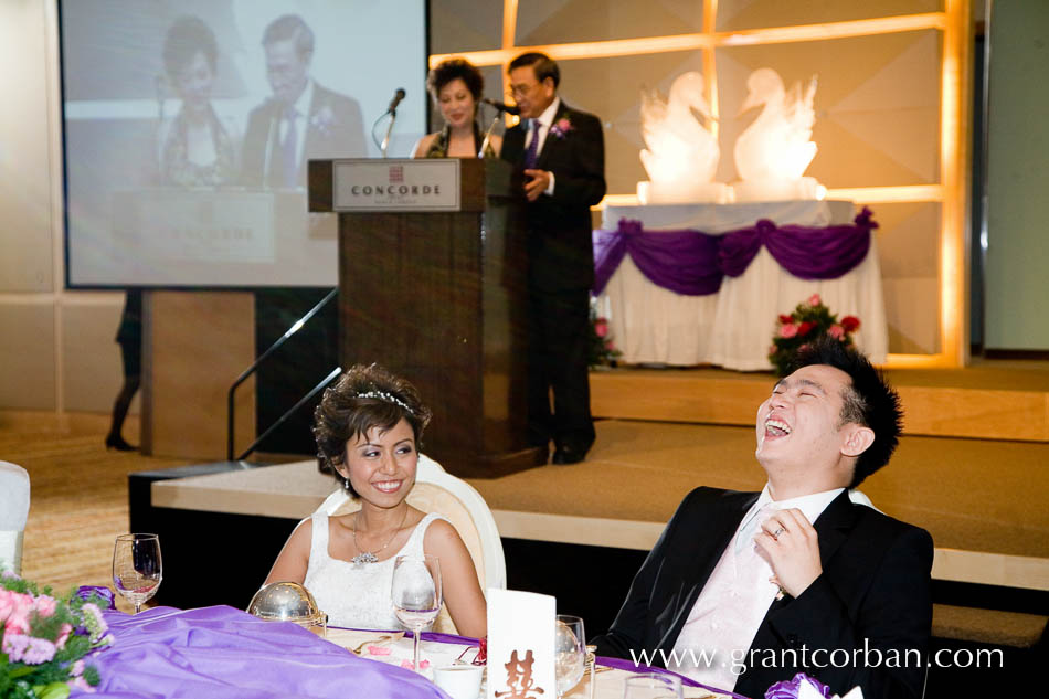 Douglas Lim actor comedian and stand up comic wedding day photos at the Concorde hotel