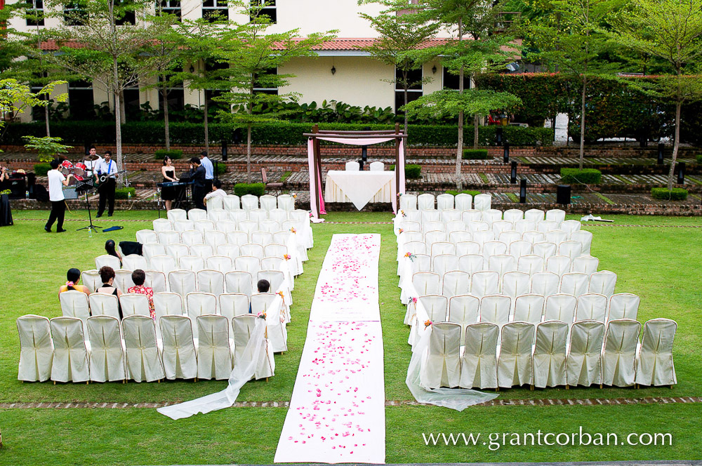 Justin and Shermayne's garden wedding at the Bangsar Seafood Garden Restaurant