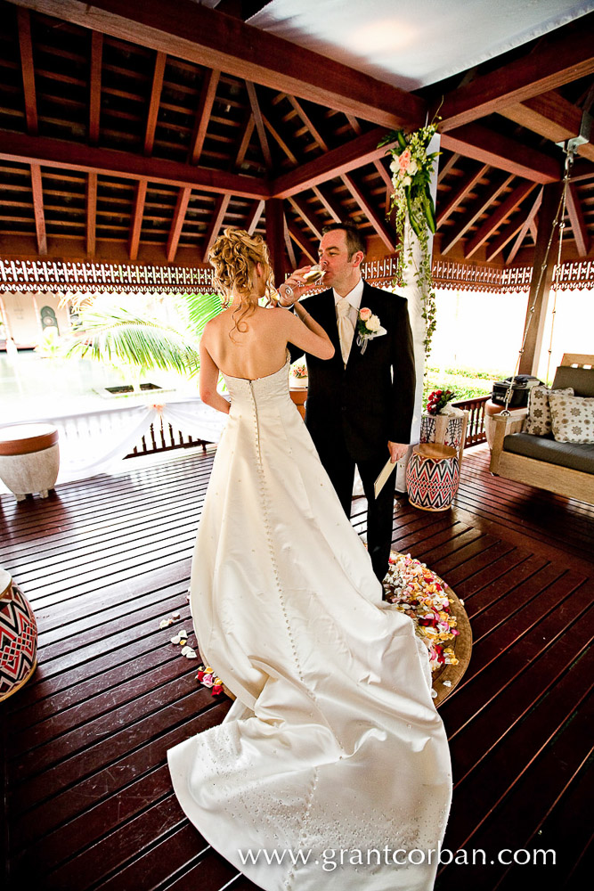 Small intimate wedding for two at the Four Seasons Langkawi