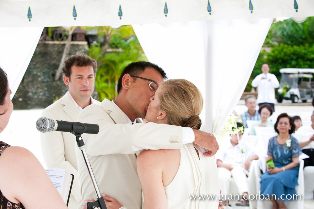 Beach wedding at the Four Seasons Hotel Resort on Langkawi Malaysia