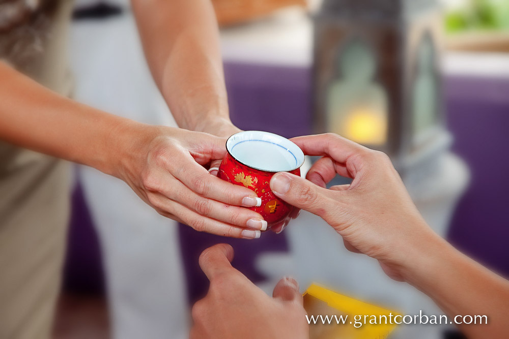 Chinese Tea Ceremony at the Rhu Bar at the Four Seasons in Langkawi