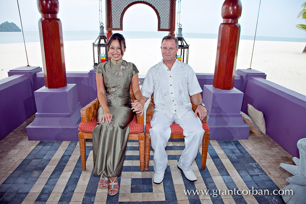 Chinese Tea Ceremony at the Rhu Bar at the Four Seasons in Langkawi