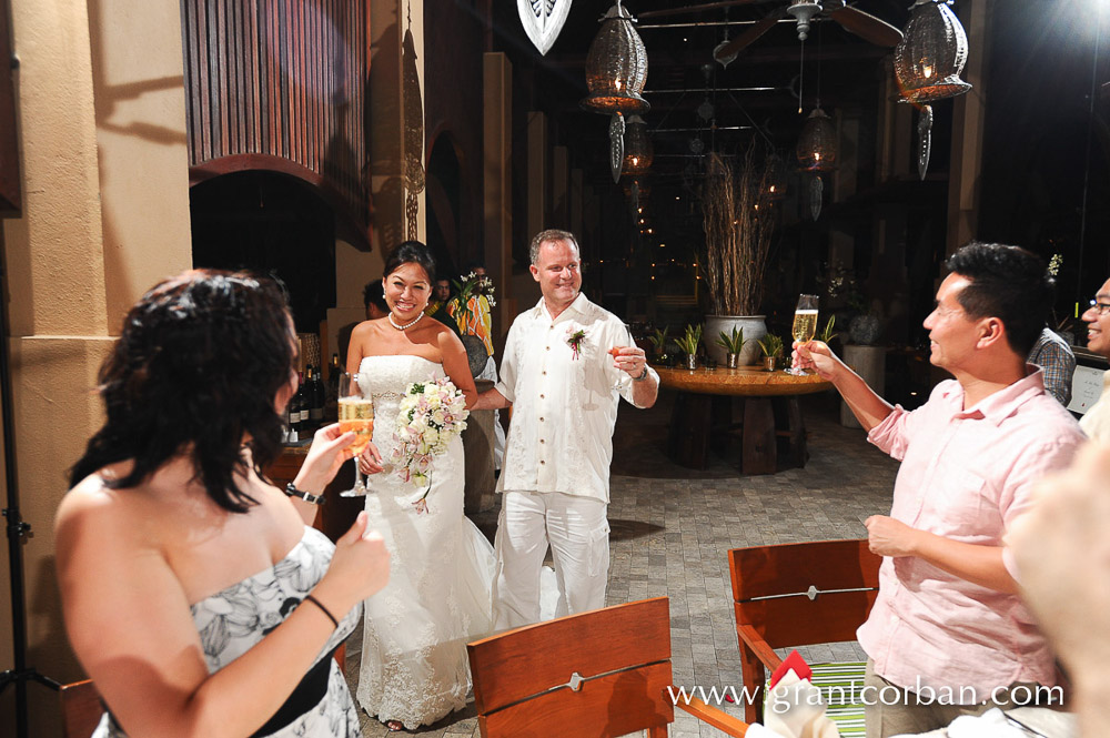 wedding dinner banquet at the serai restaurant in the four seasons langkawi