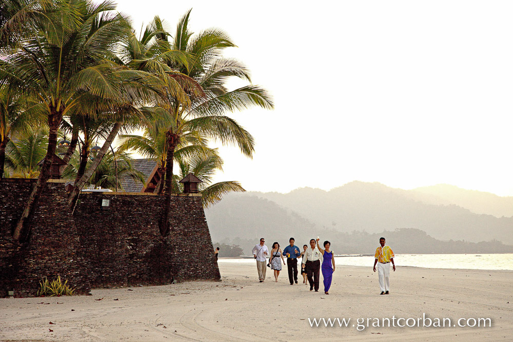 sunset wedding at the four seasons langkawi