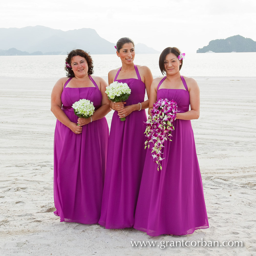Four Seasons Langkawi Wedding on the beach vanessa and Chris