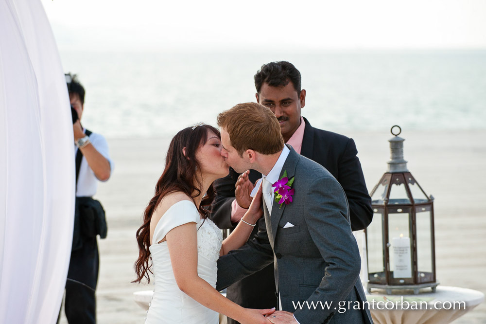 Four Seasons Langkawi Wedding on the beach vanessa and Chris