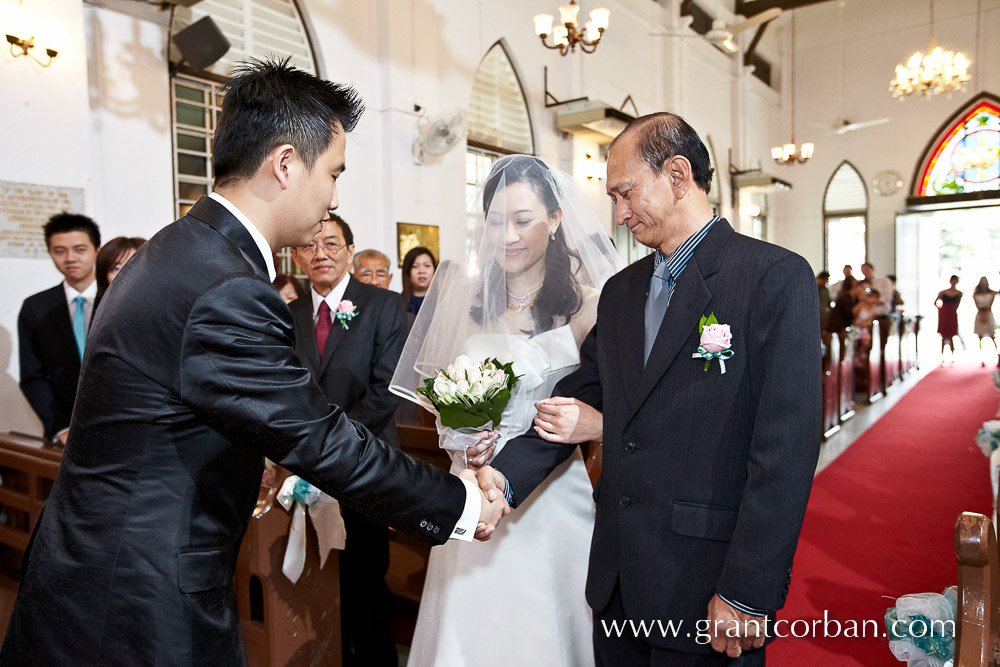 wedding at zion lutheran church brickfields