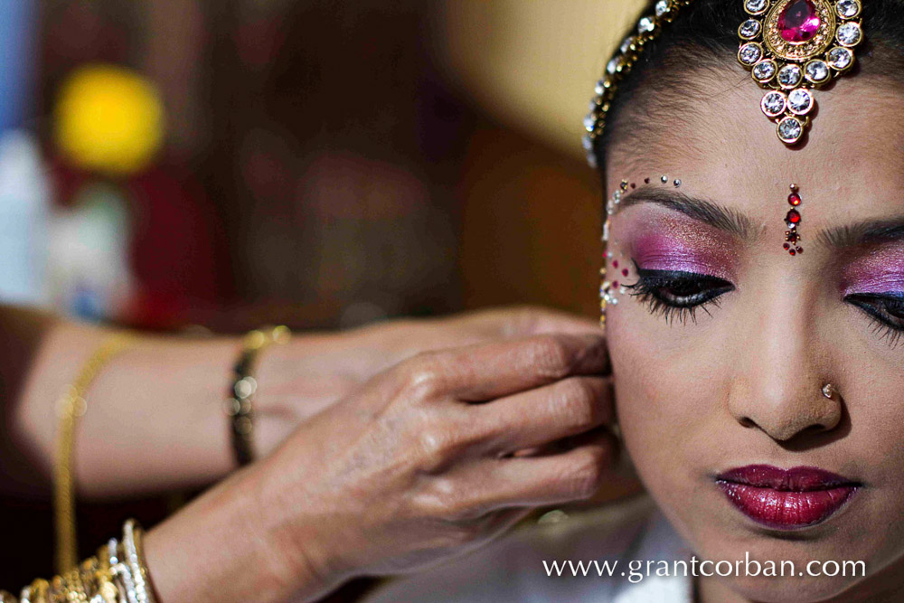Indian Hindu wedding make up artist