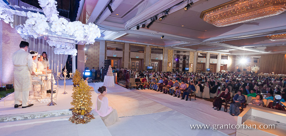 Malay wedding at the Shangrila hotel kuala Lumpur with royalty