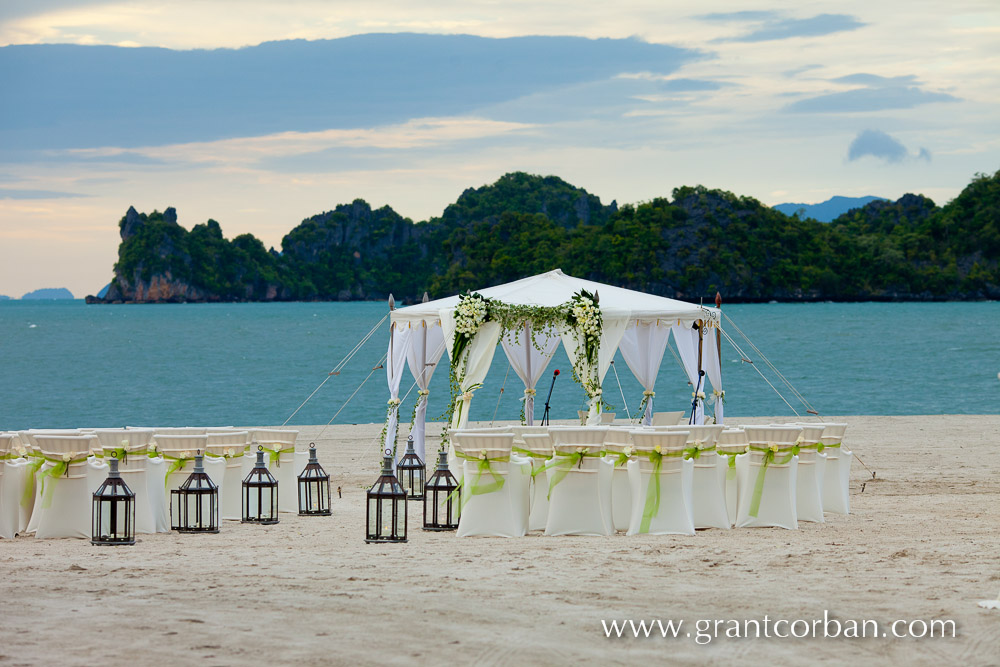 four seasons langkawi sunset beach wedding dominic weiwei