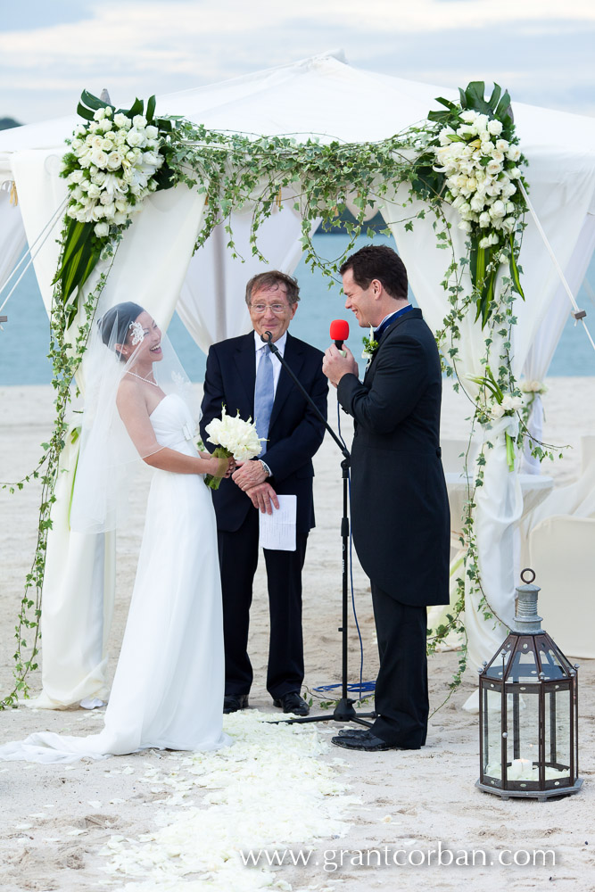 four seasons langkawi sunset beach wedding dominic weiwei