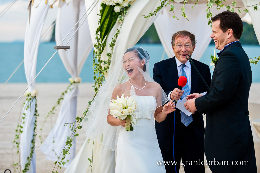 four seasons langkawi sunset beach wedding dominic weiwei