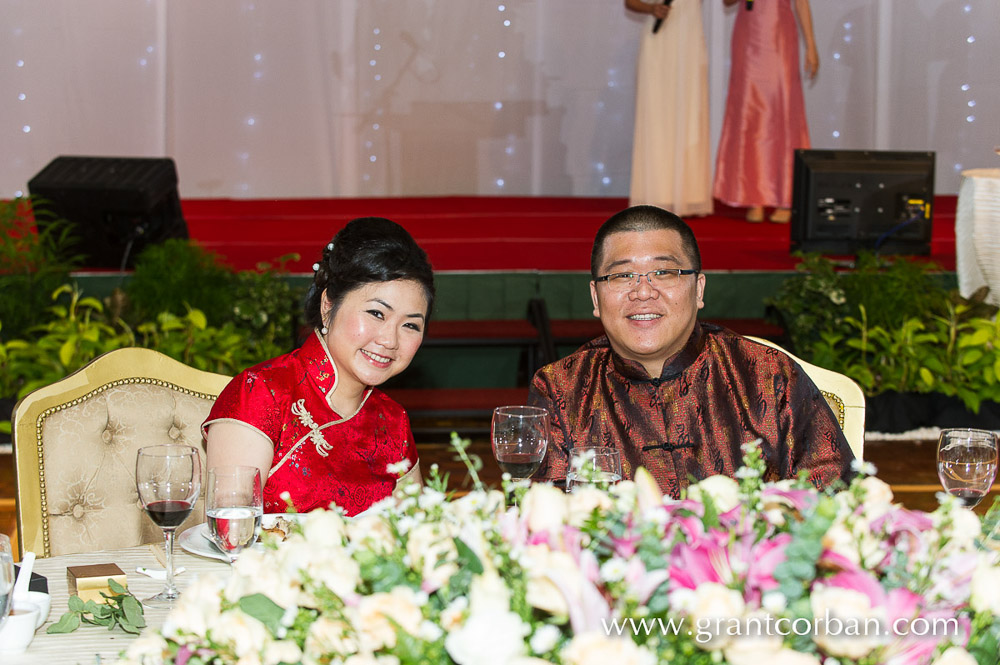 Wedding dinner banquet Reception at the Shangrila Tanjung Aru, Kota Kinabalu