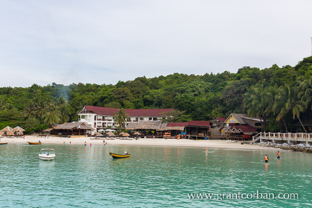 Bubu Perhentian view from the jetty