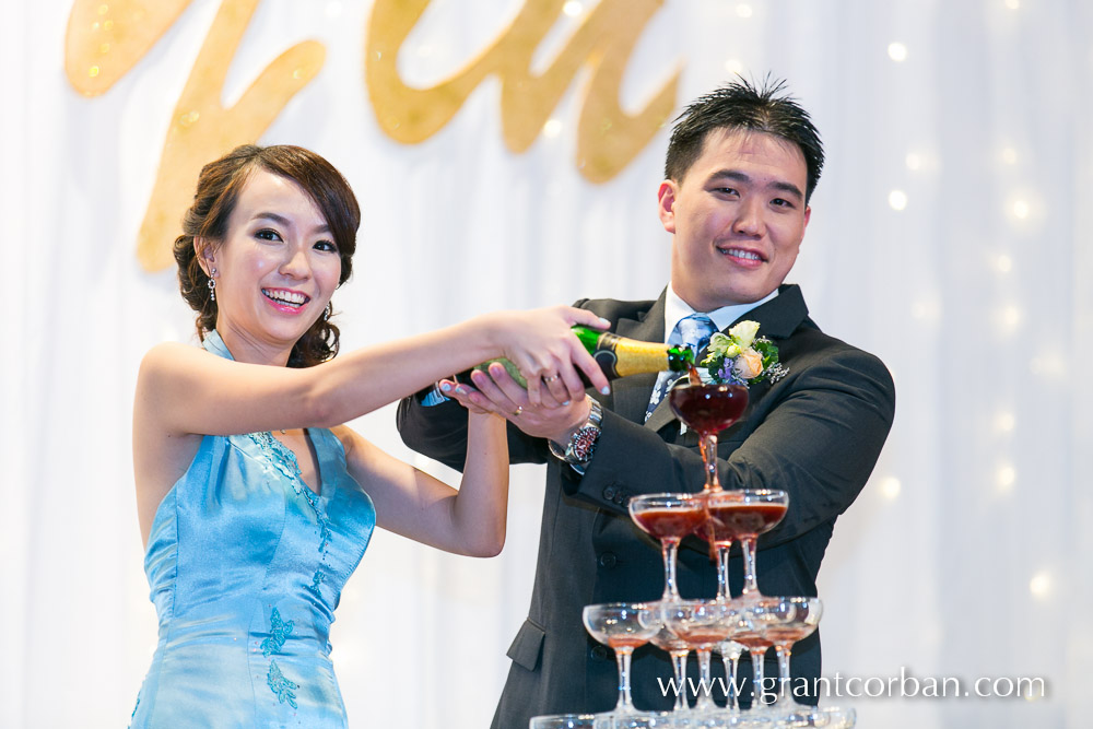 Wedding Banquet Champagne at Berjaya Times Square