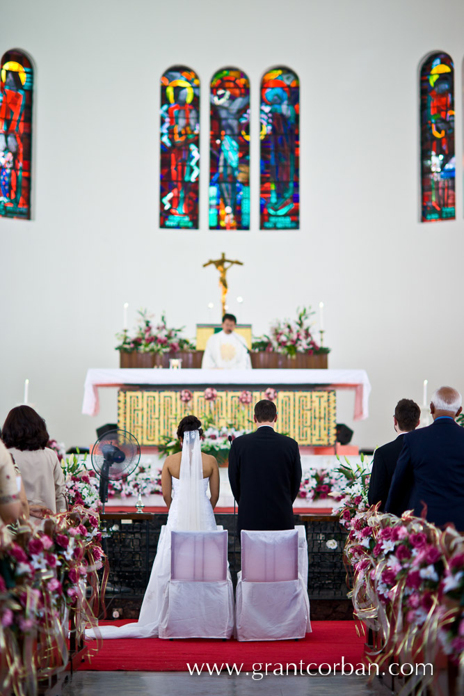 St Johns Cathedral wedding ceremony