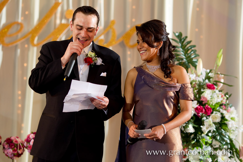 bride and grooms speech Royal Chulan Wedding Banquet