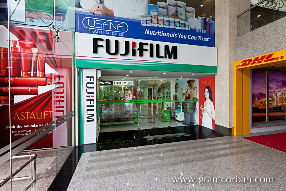 Fujifilm show room entrance in Menara Axis