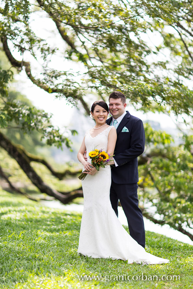 Wedding Portraits in Taiping lake Gardens