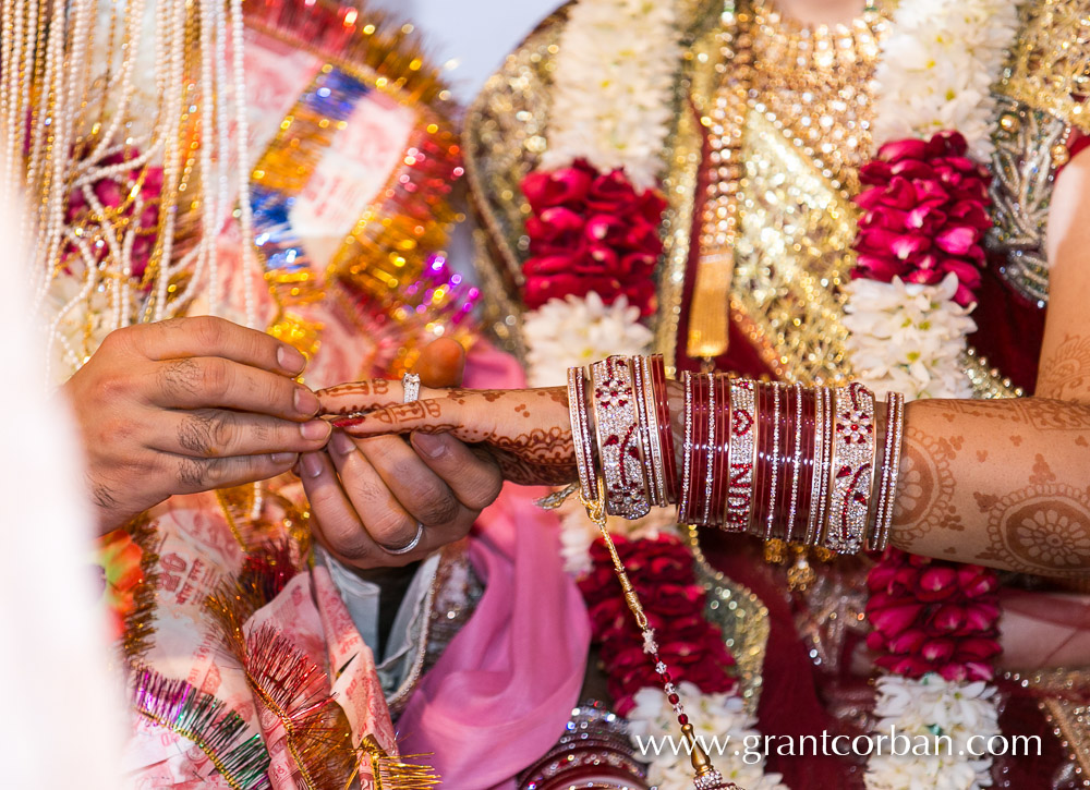 punjabi wedding ring exchange