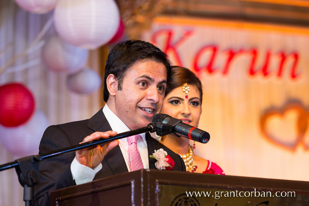 Punjabi wedding banquet speeches at the Equatorial Melaka