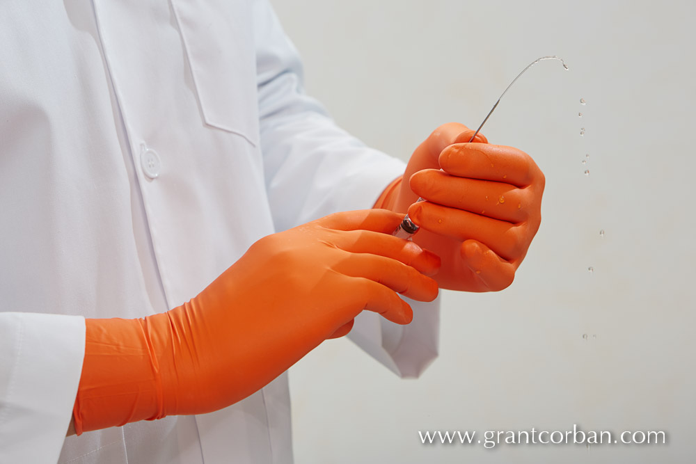 Orange Hartalega Rubber Nitrile Glove Manufacturer 0007