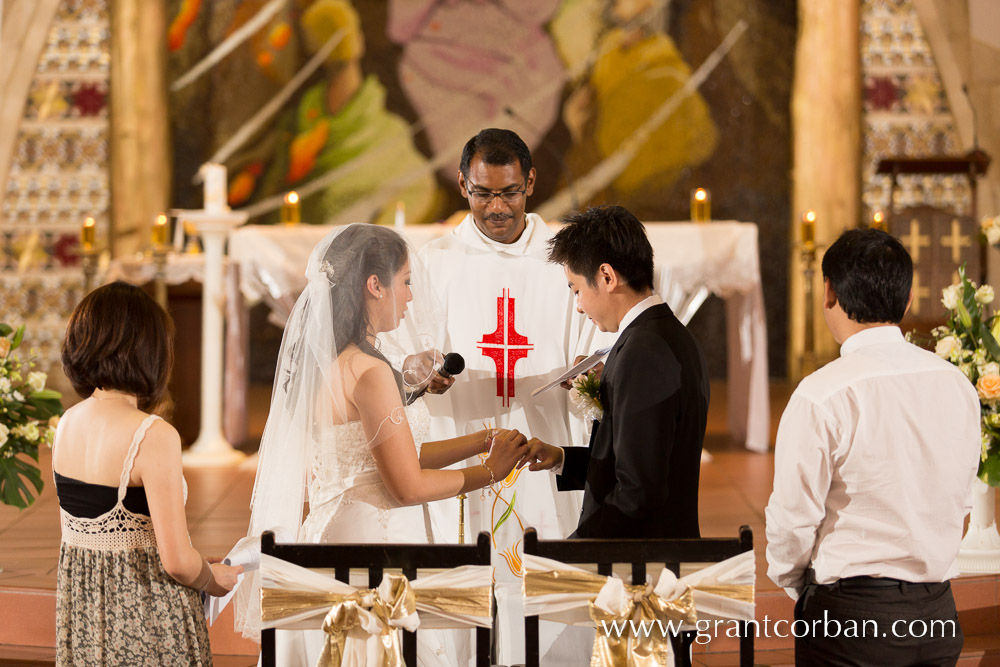 wedding at the catholic cathedral church of the holy spirit in penang