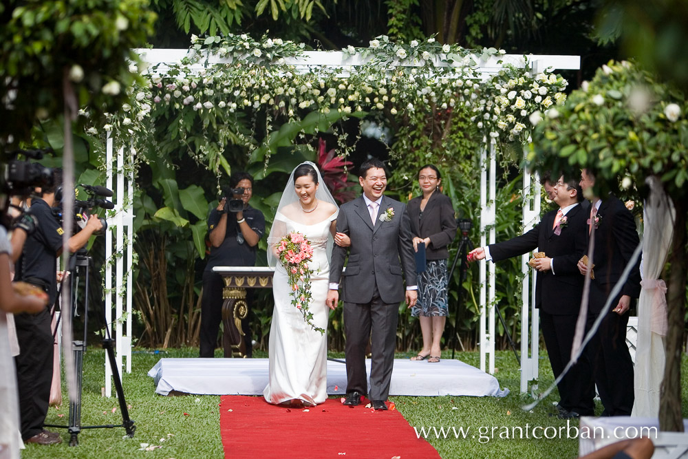 Outdoor garden Wedding at the Carcosa Seri Negara