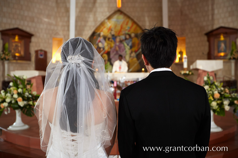 Wedding at the Holy Spirit Church, Greenlane, Penang and