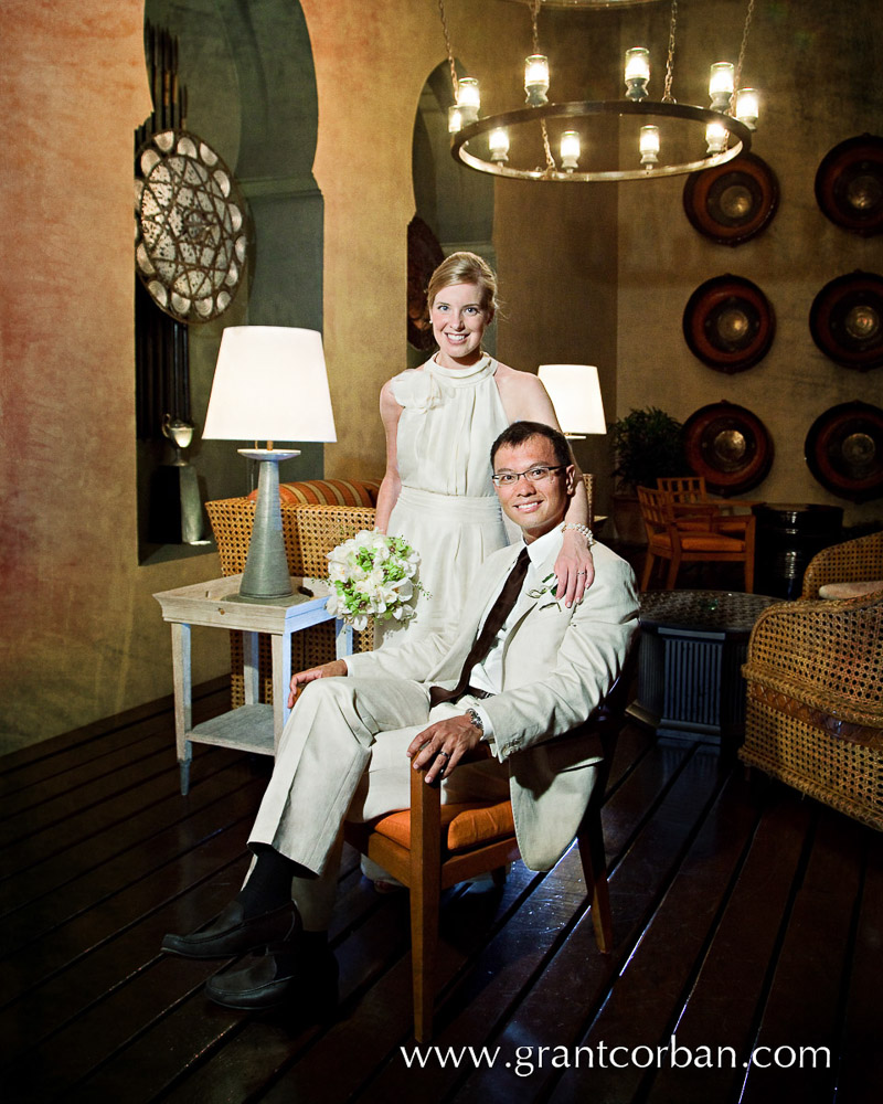 wedding portraits at the Four Seasons Hotel Resort on Langkawi Malaysia