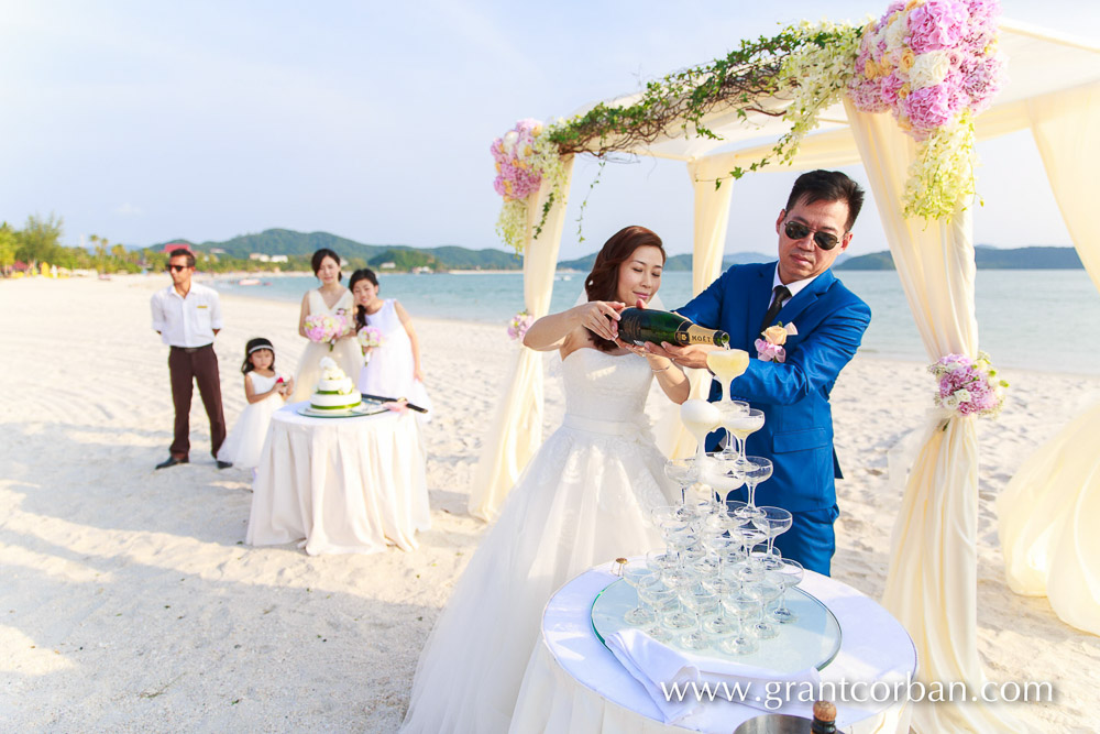 Beach wedding at Meritus Pelangi Resort Langkawi