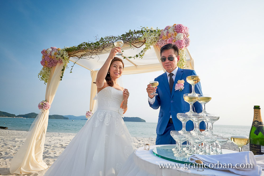 Beach wedding at Meritus Pelangi Resort Langkawi