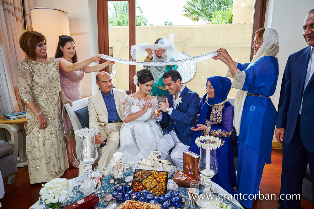 persian sugar cone wedding ceremony in malaysia honey