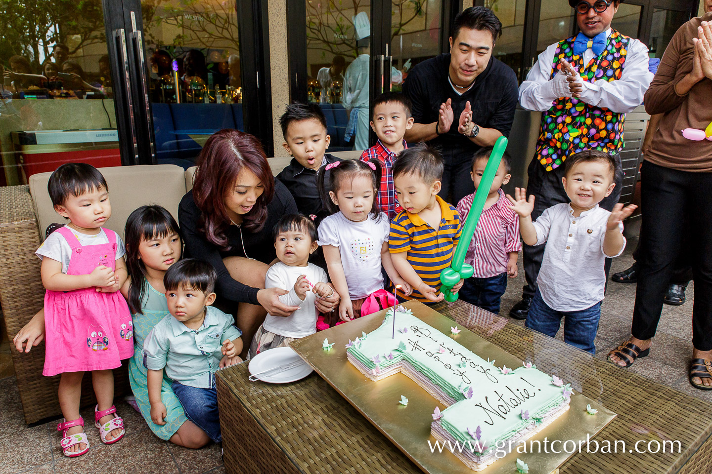 westin hotel childrens birthday party photographer