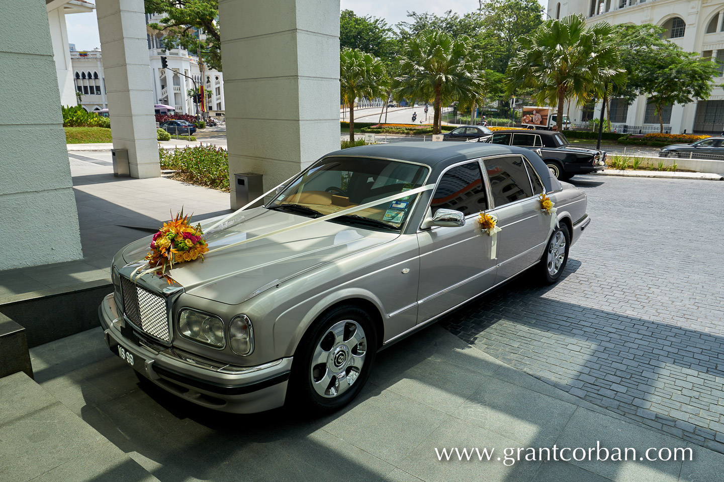 bentley outside Wedding at the Majestic Hotel Kuala Lumpur