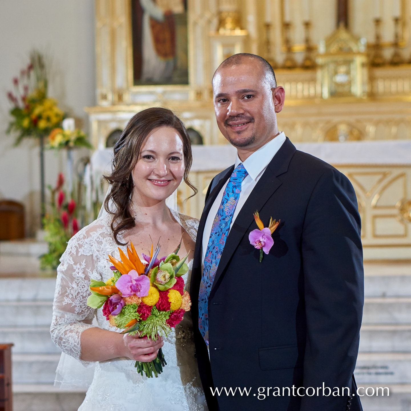 Wedding portraits at SFX church PJ