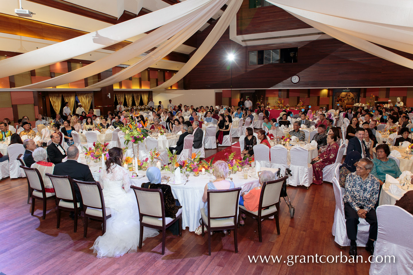 Wedding dinner banquet at the lake club Kuala Lumpur