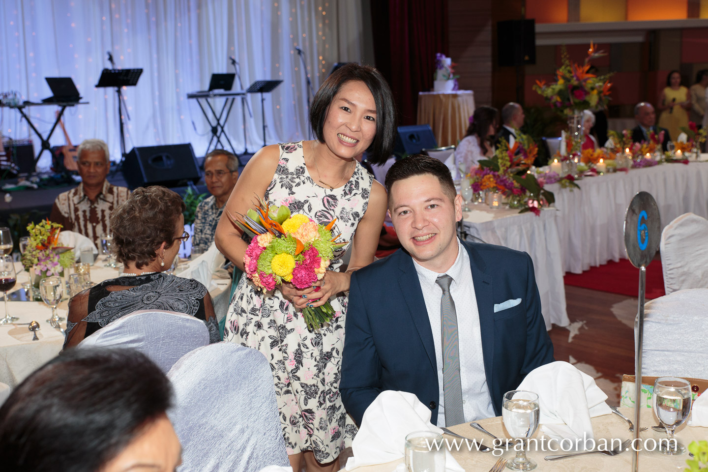 Wedding dinner banquet at the lake club Kuala Lumpur