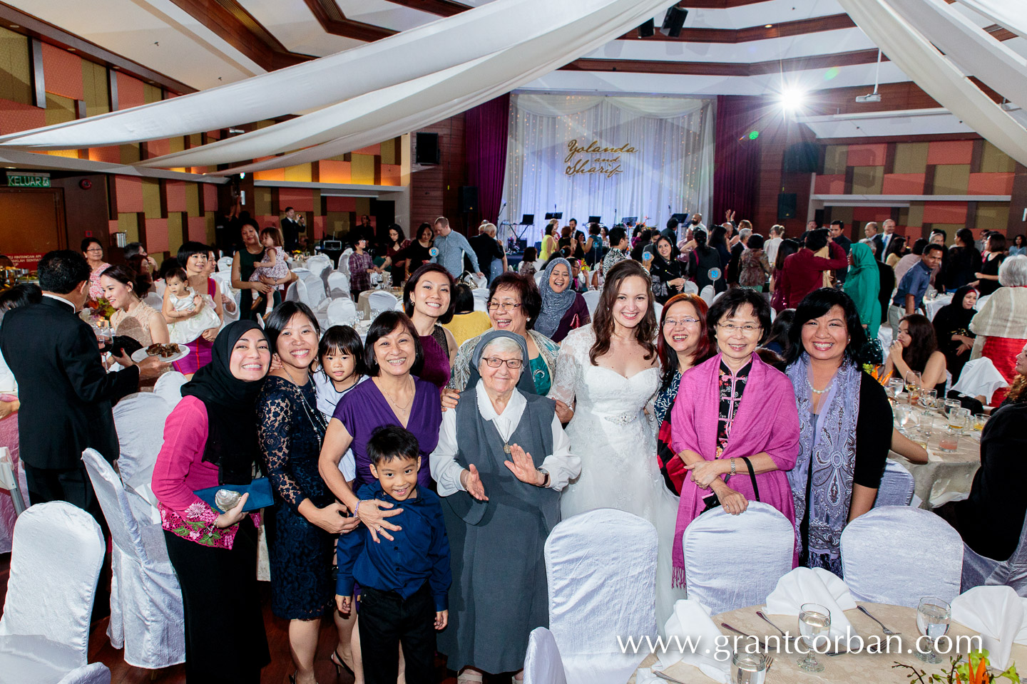 Wedding dinner banquet at the lake club Kuala Lumpur
