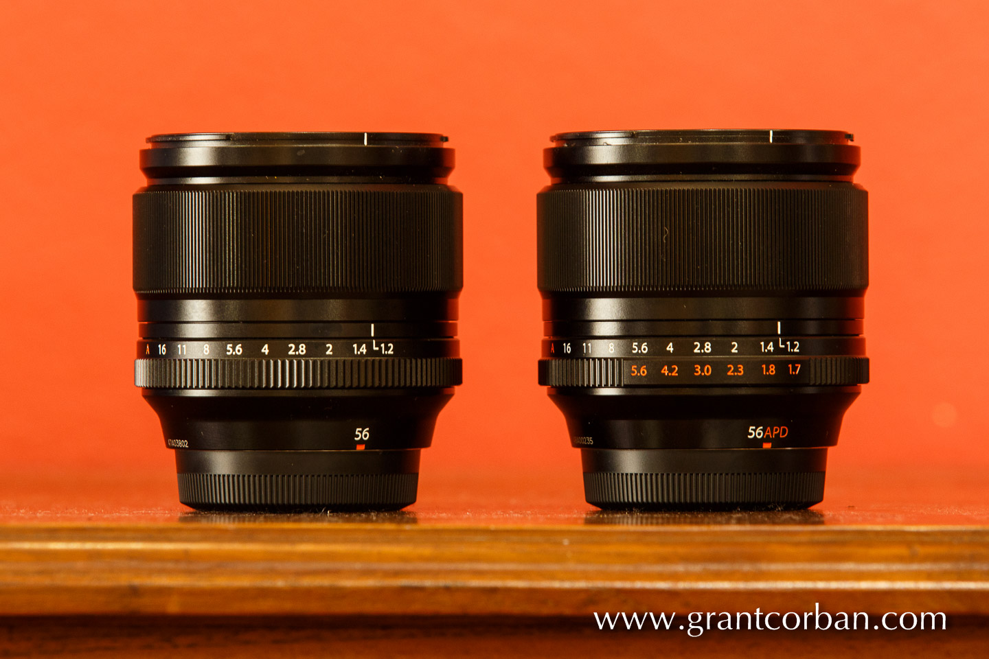 Fujifilm 55mm F1.2R and APD Comparison test