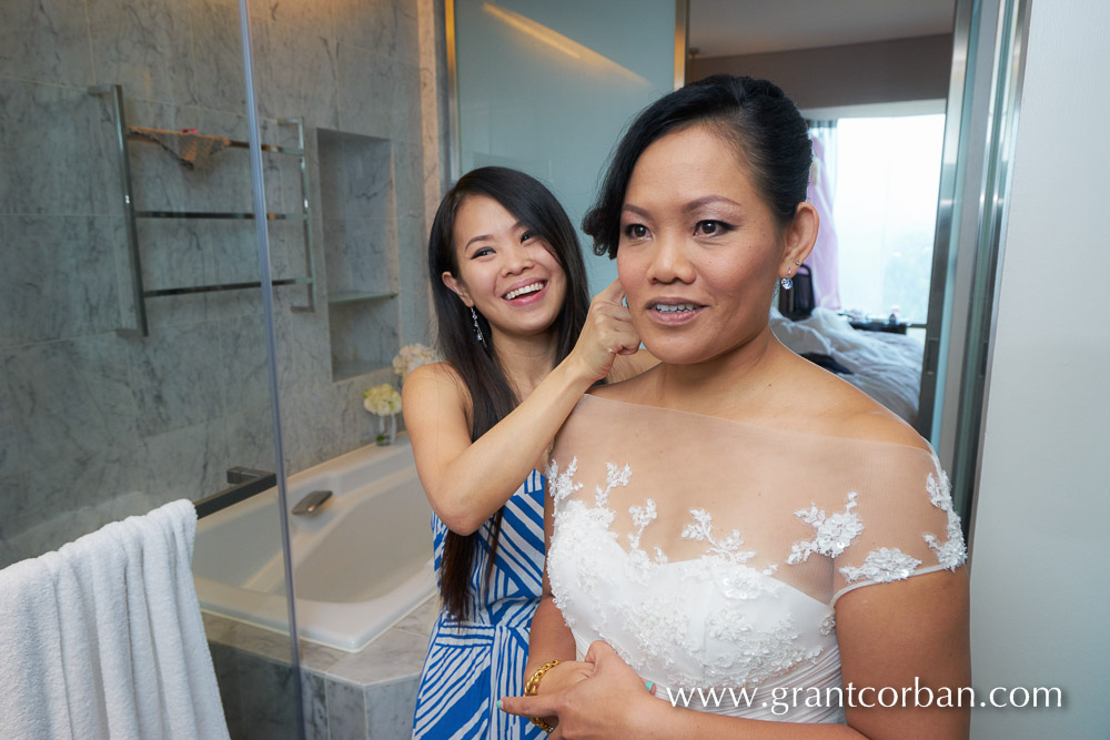 bridal prep at the kl hilton in sentral