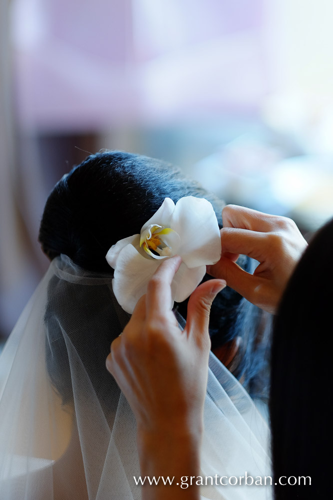 bridal prep at the kl hilton in sentral