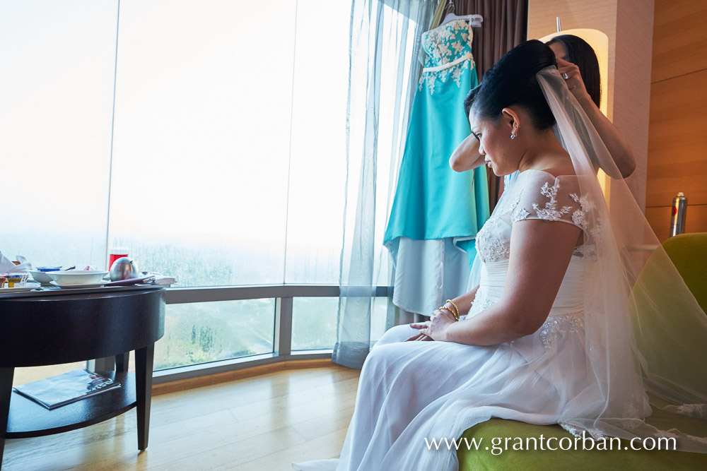 bridal prep at the kl hilton in sentral