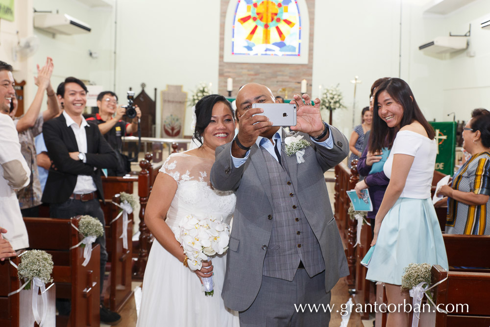 Wedding at Saint Barnabas Church in Klang