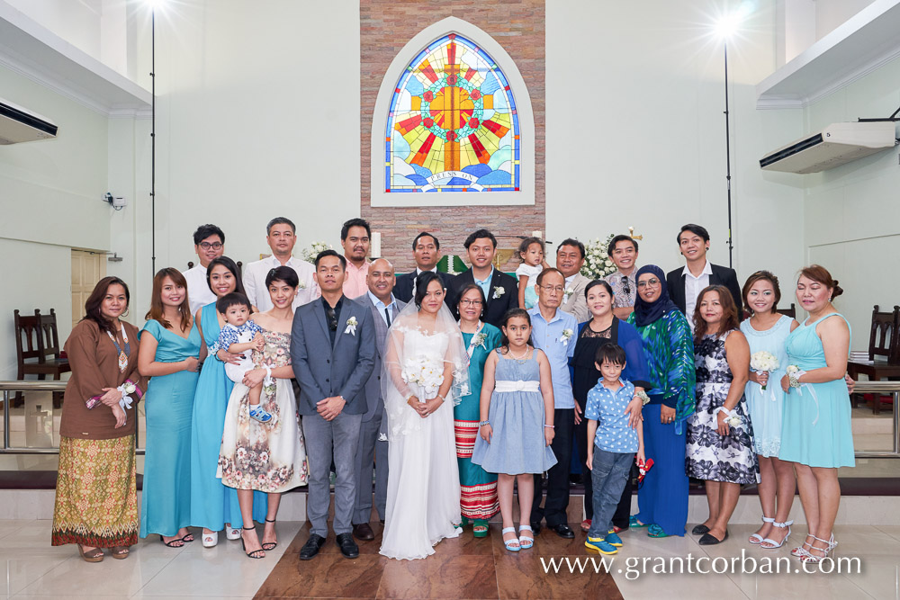 Wedding at Saint Barnabas Church in Klang