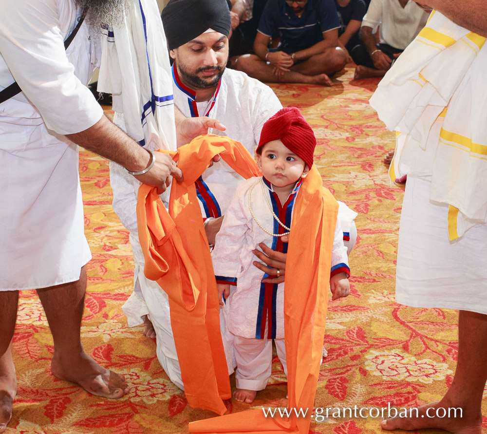 sikh baby blessing