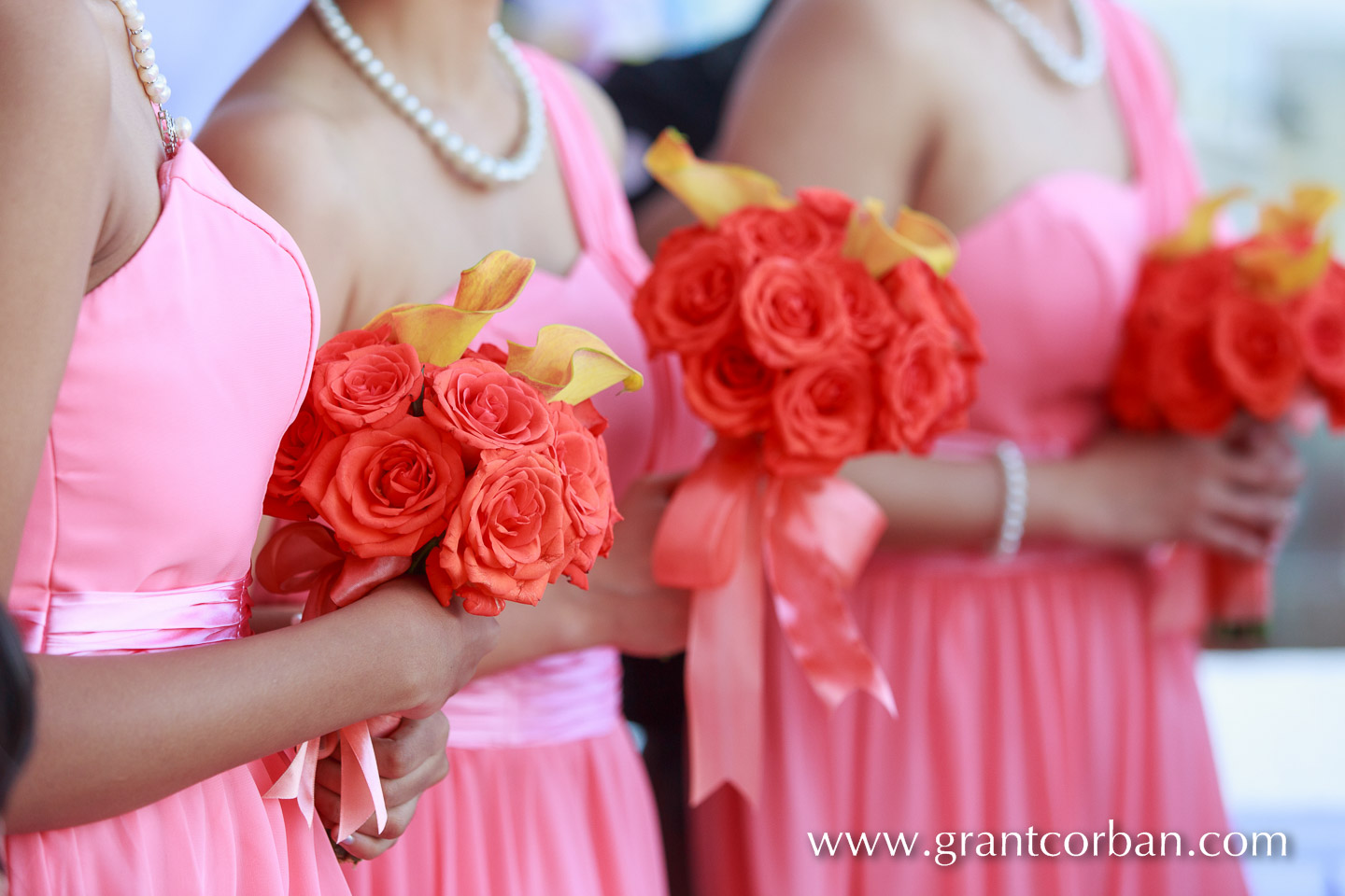 Bridesmaids bouquets Menara KL wedding