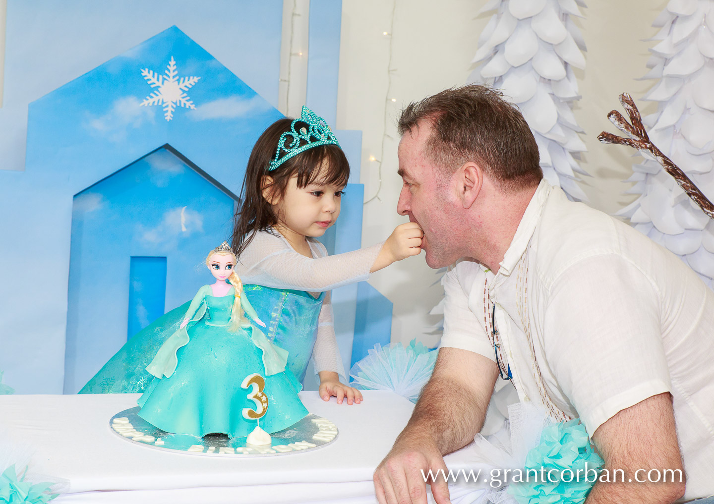 Frozen themed childrens birthday party